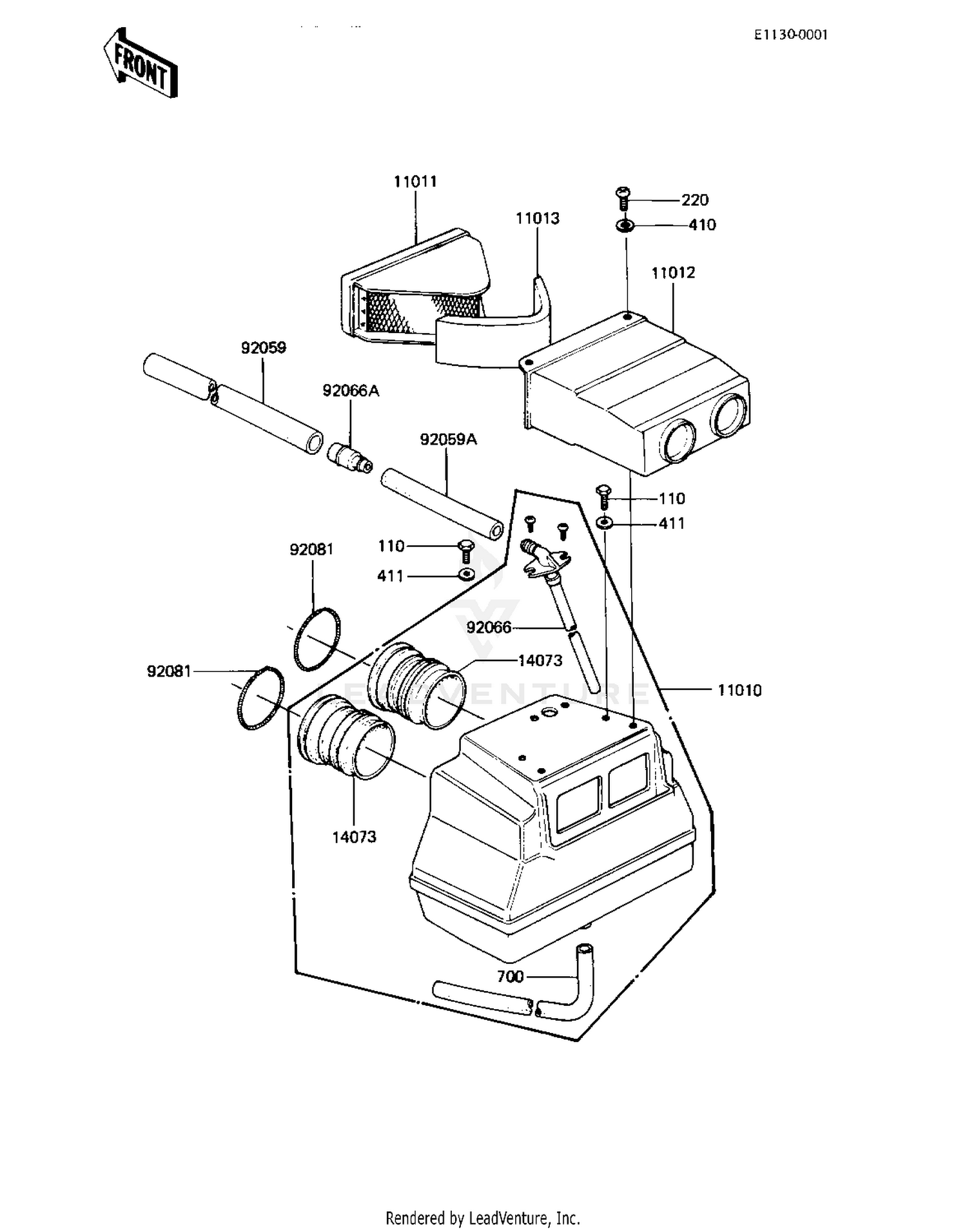 AIR CLEANER ('81-'83 A2/A3/A4)