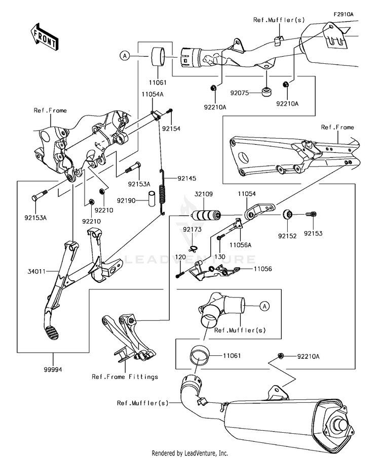 Accessory(Center Stand) Schematic
