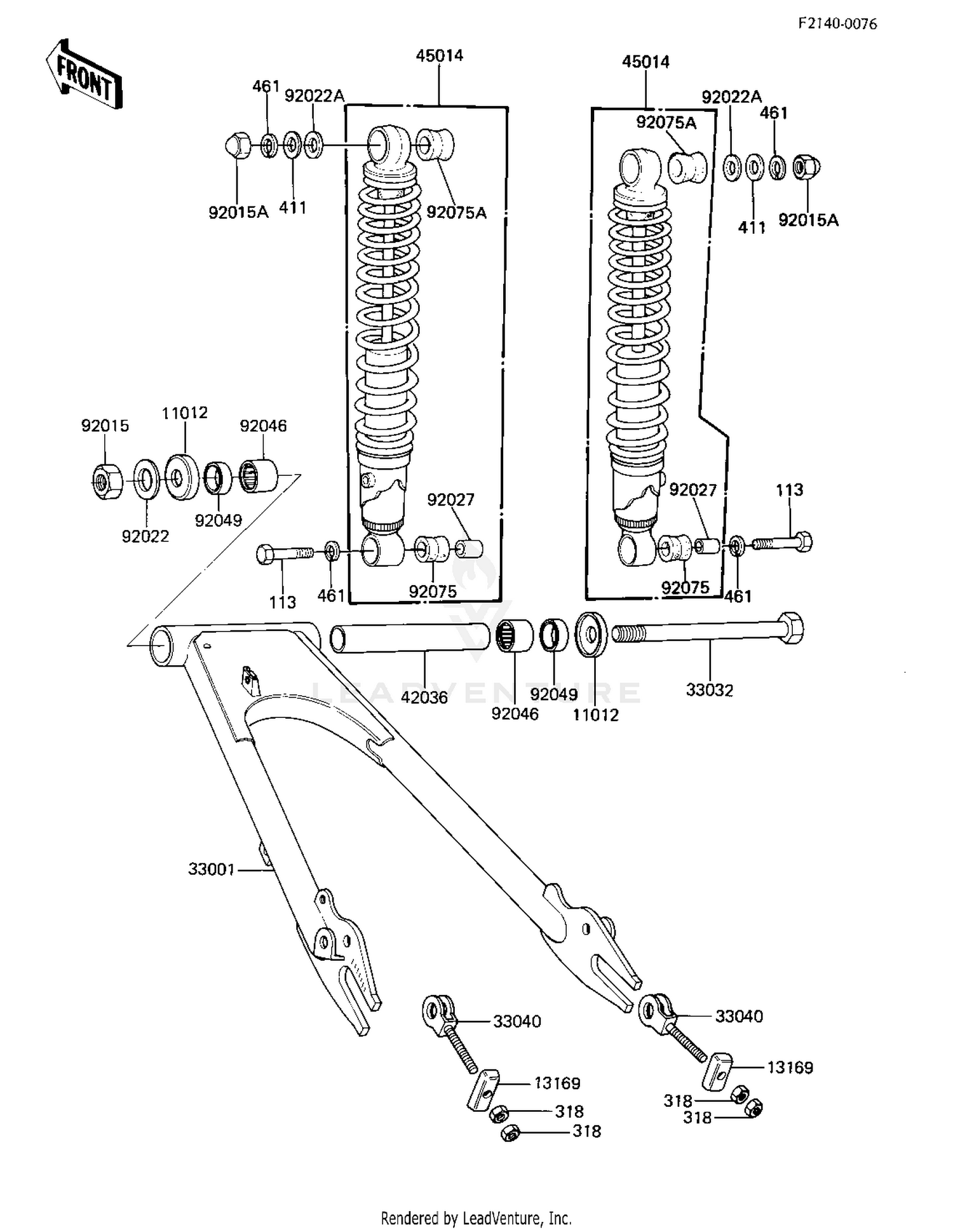 SWING ARM/SHOCK ABSORBERS
