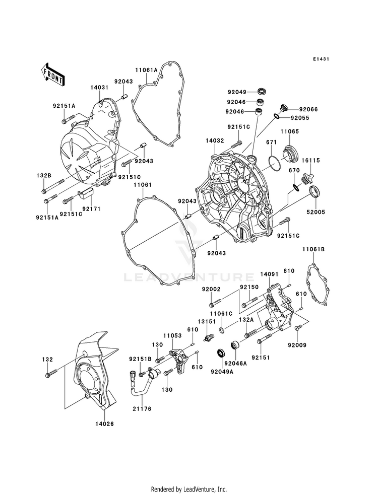 Engine Cover(S) Schematic