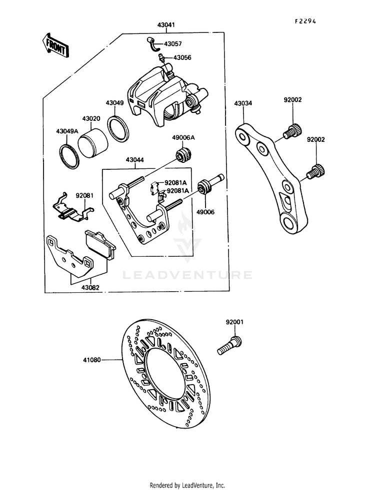 Rear Brake Schematic