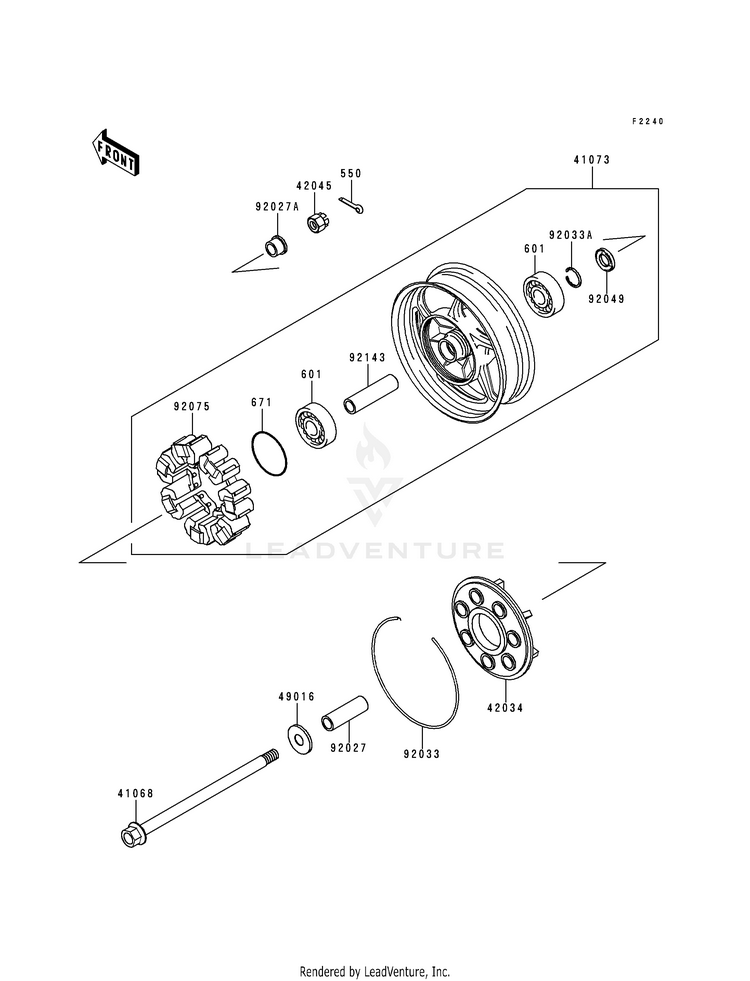 Rear Wheel/Chain Schematic