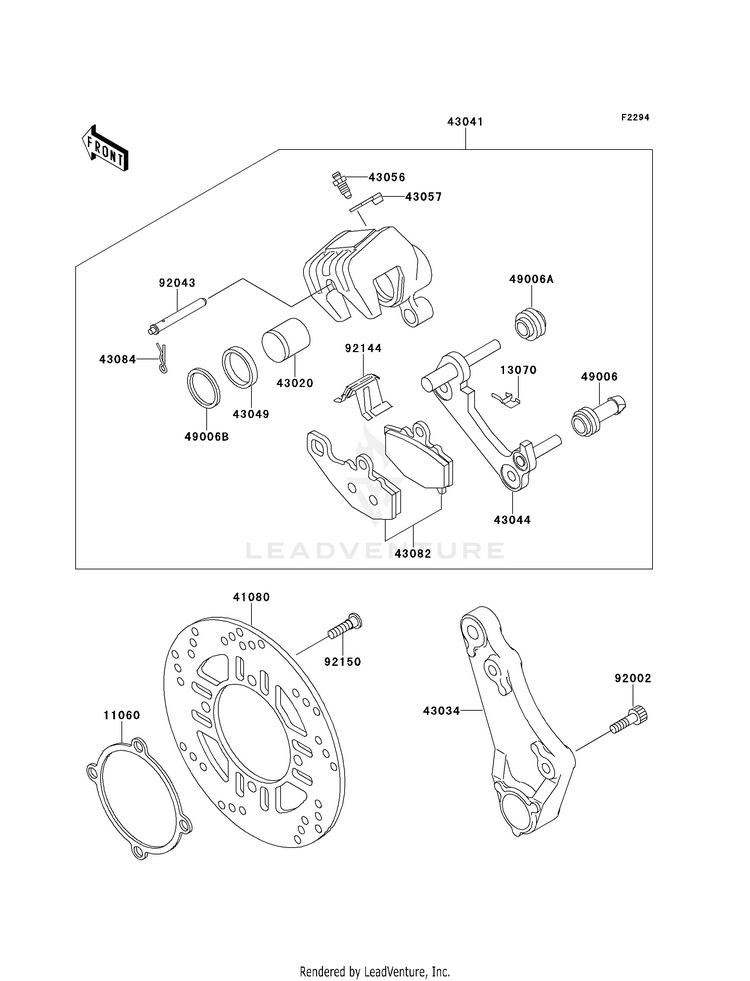 Rear Brake Schematic