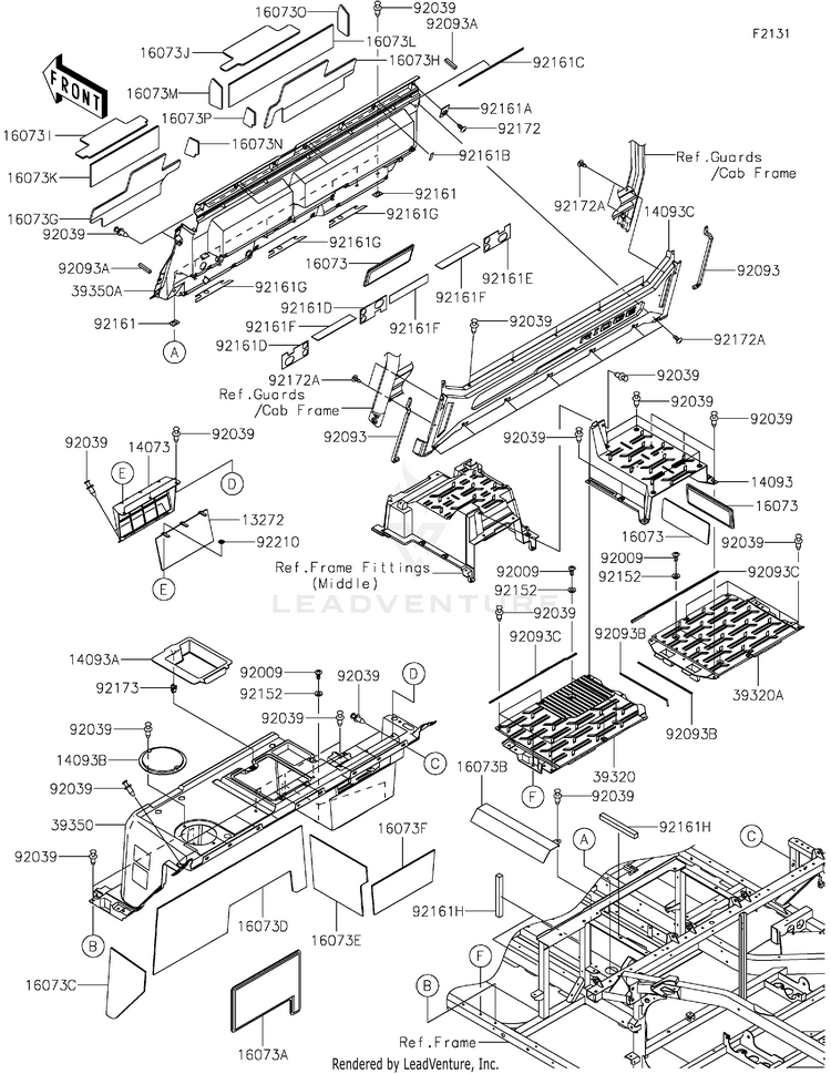 Frame Fittings(Rear) Schematic