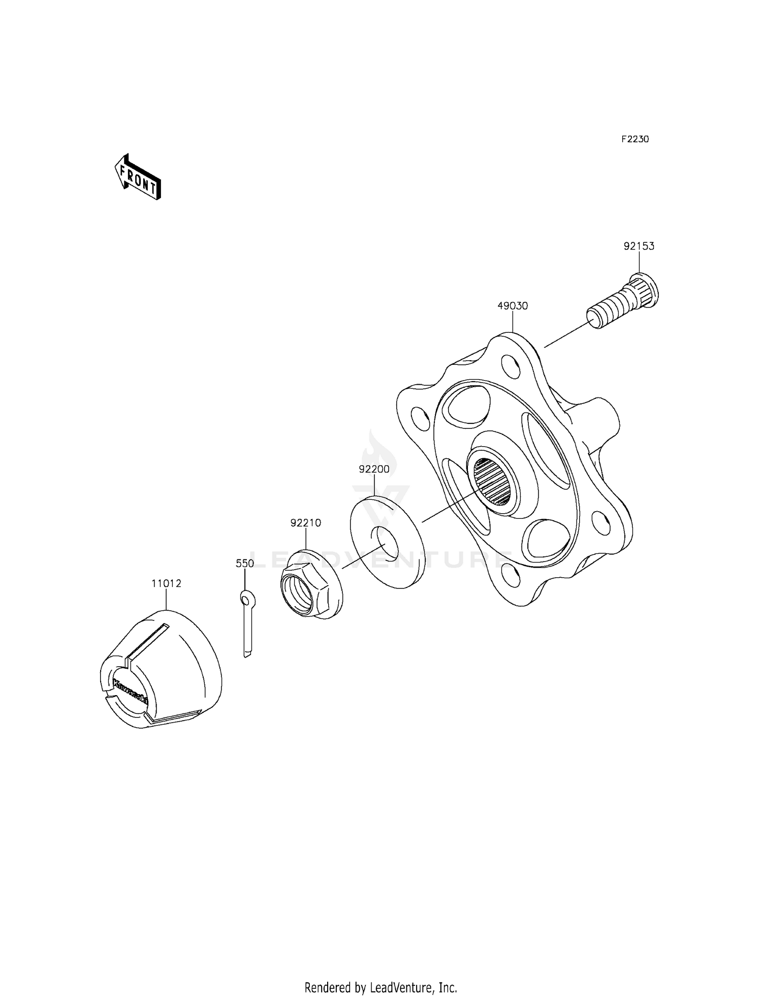 FRONT HUBS/BRAKES