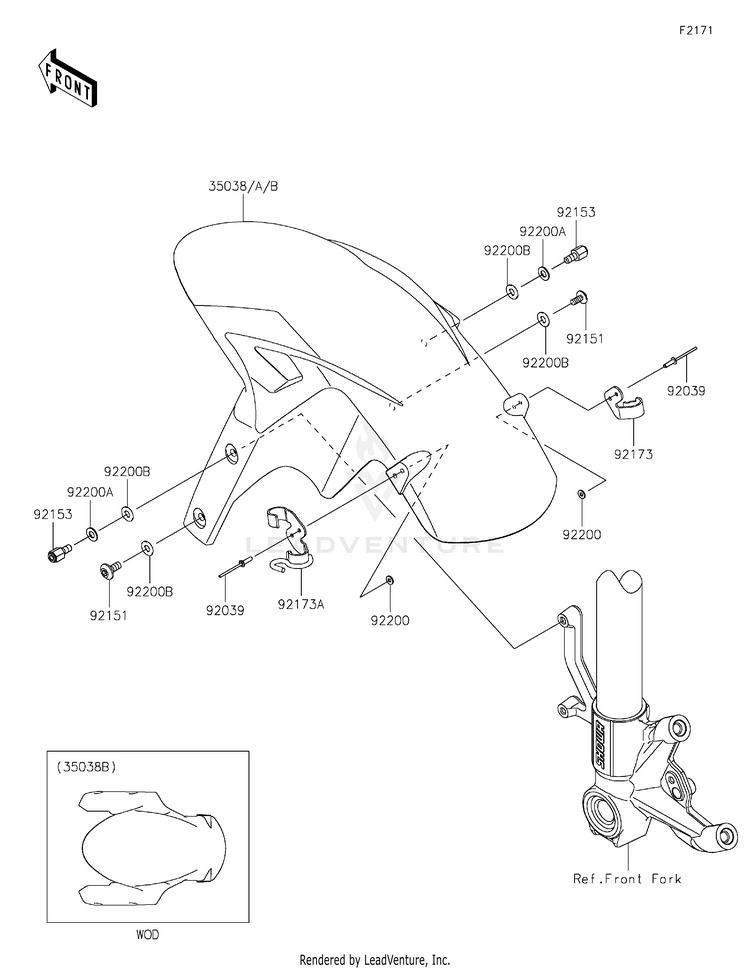 Front Fender(S) Schematic
