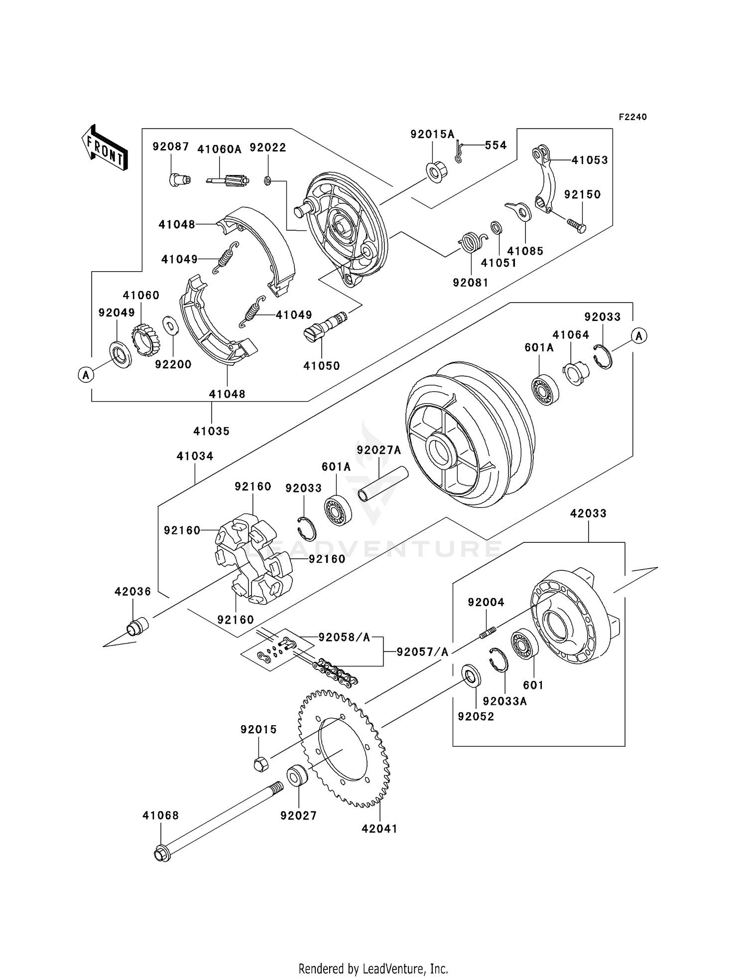 REAR WHEEL/CHAIN