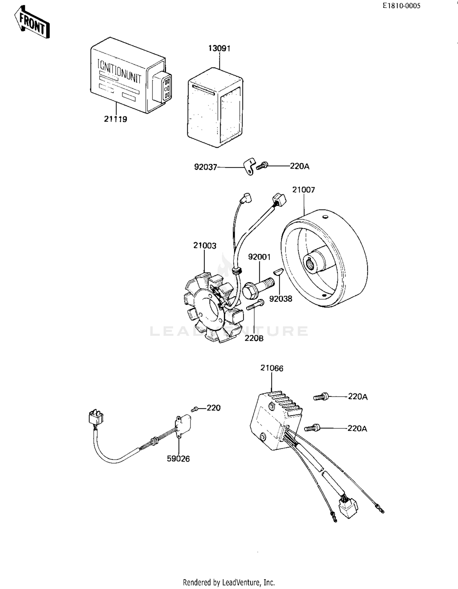 IGNITION/GENERATOR/REGULATOR
