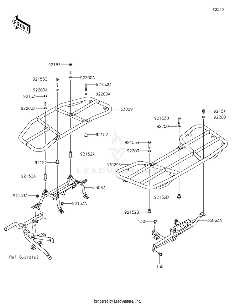 Carrier(S) KVF750GMFNN Brute Force 750 4x4i EPS (2021) Schematic