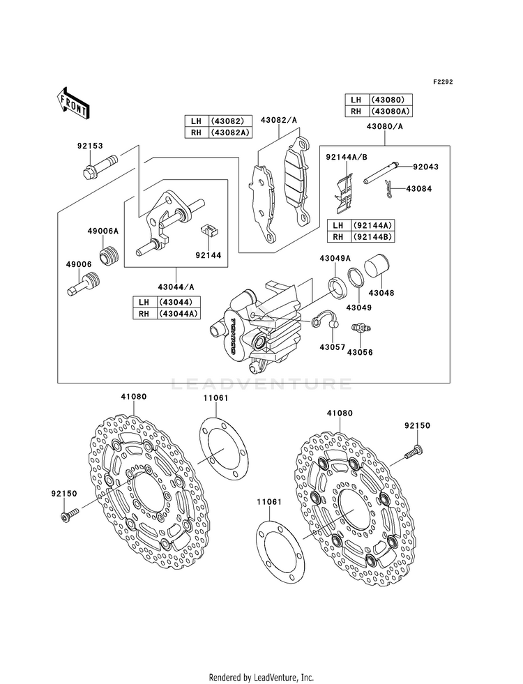 Front Brake Schematic