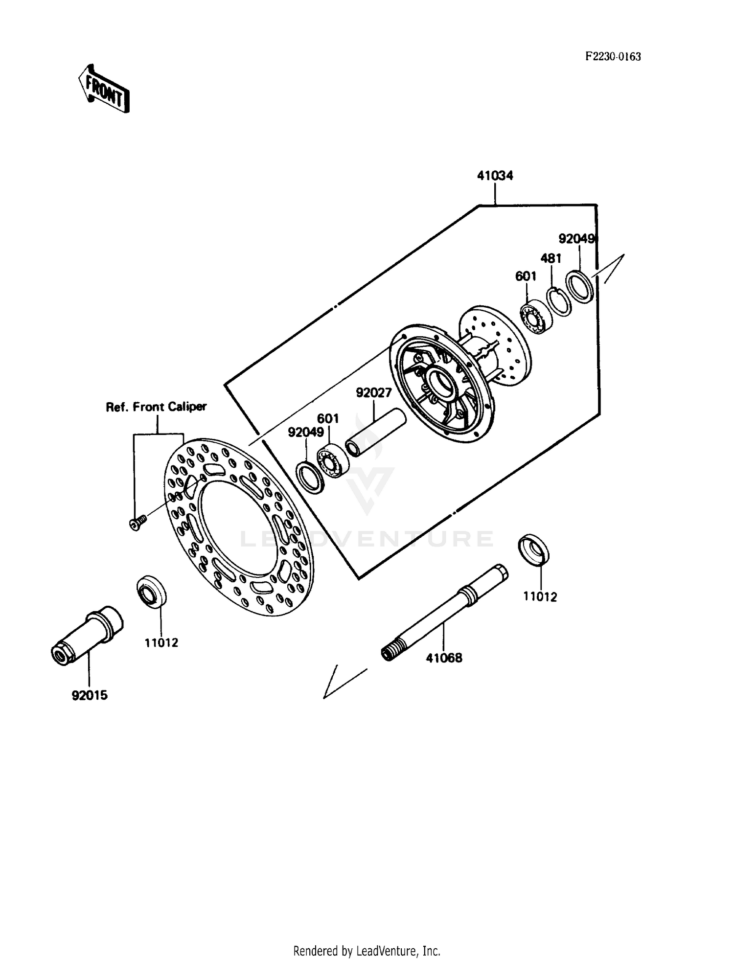 FRONT HUB