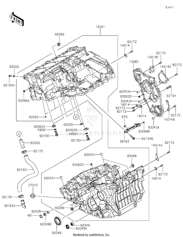 Crankcase Schematic