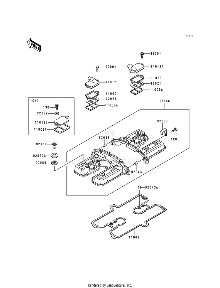 Cylinder Head Cover Schematic