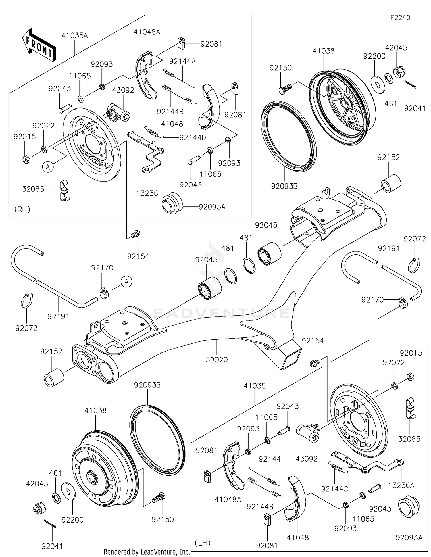 Rear Hubs/Brakes
