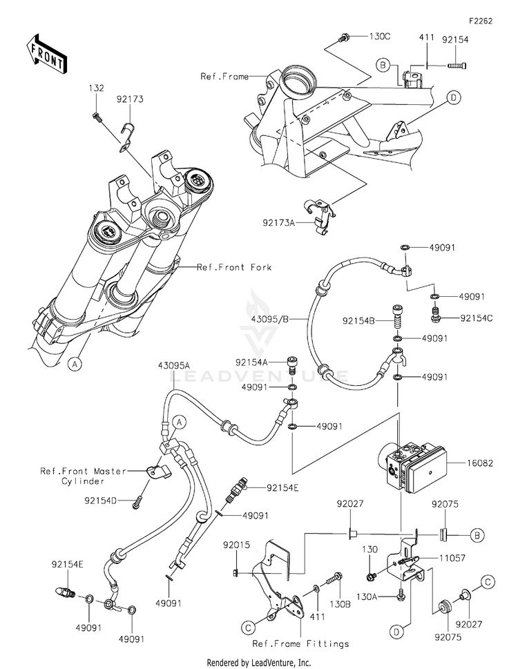 Brake Piping Schematic