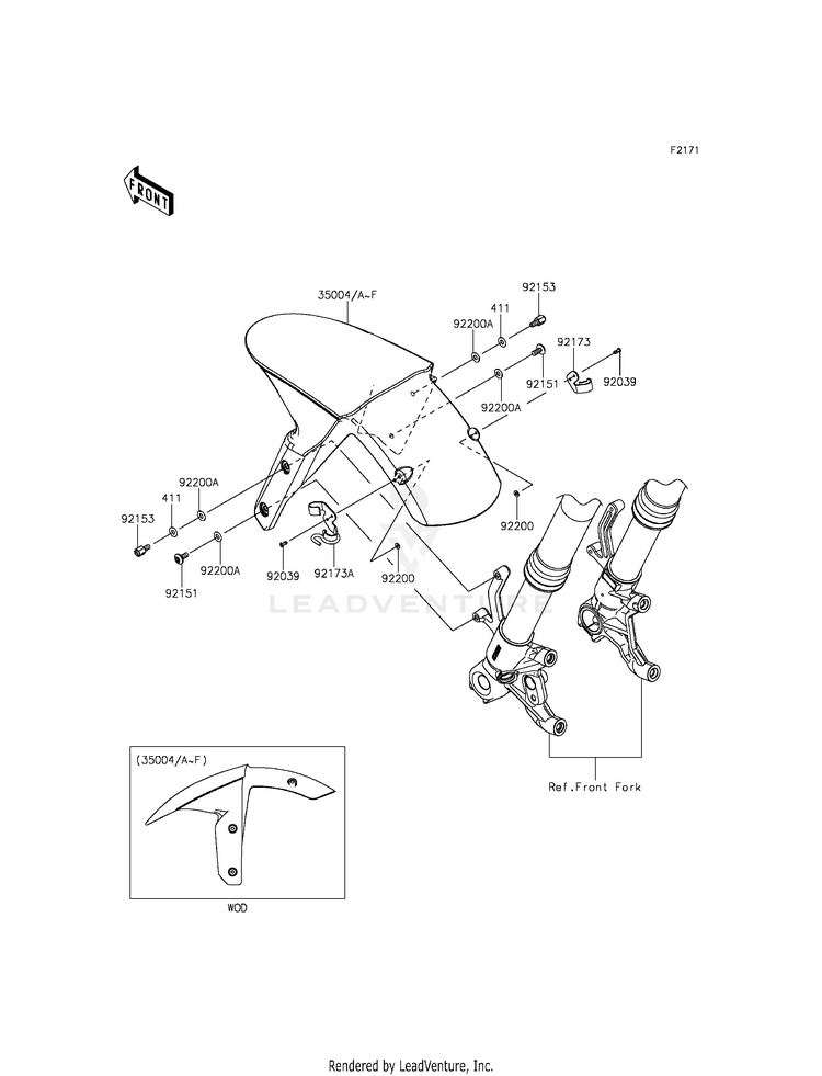 Front Fender(S) Schematic