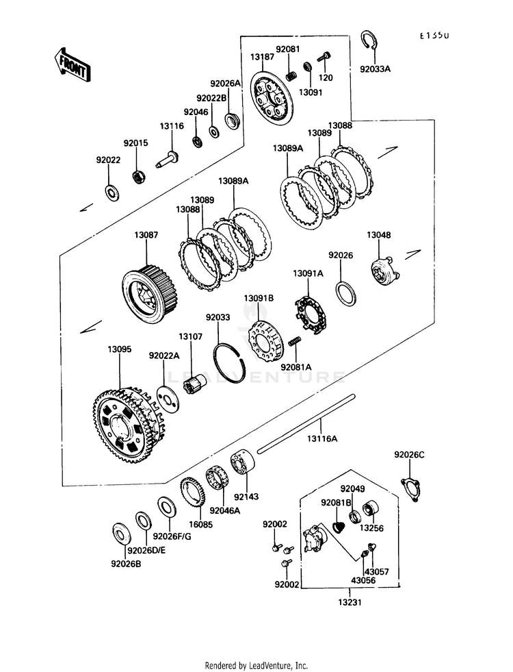 Clutch (Zg1200-B1/B2/B3/B4) Schematic