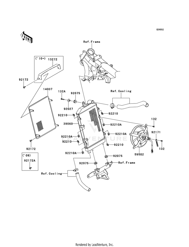 Radiator (B9f-Bbf) Schematic