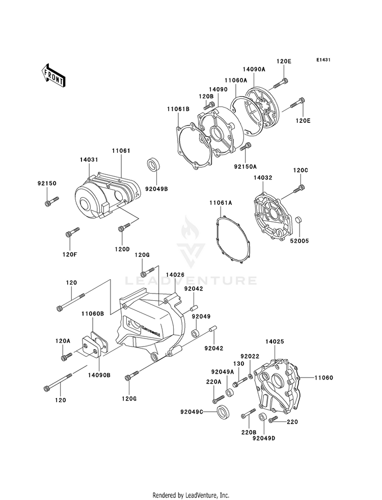 Engine Cover(S) Schematic