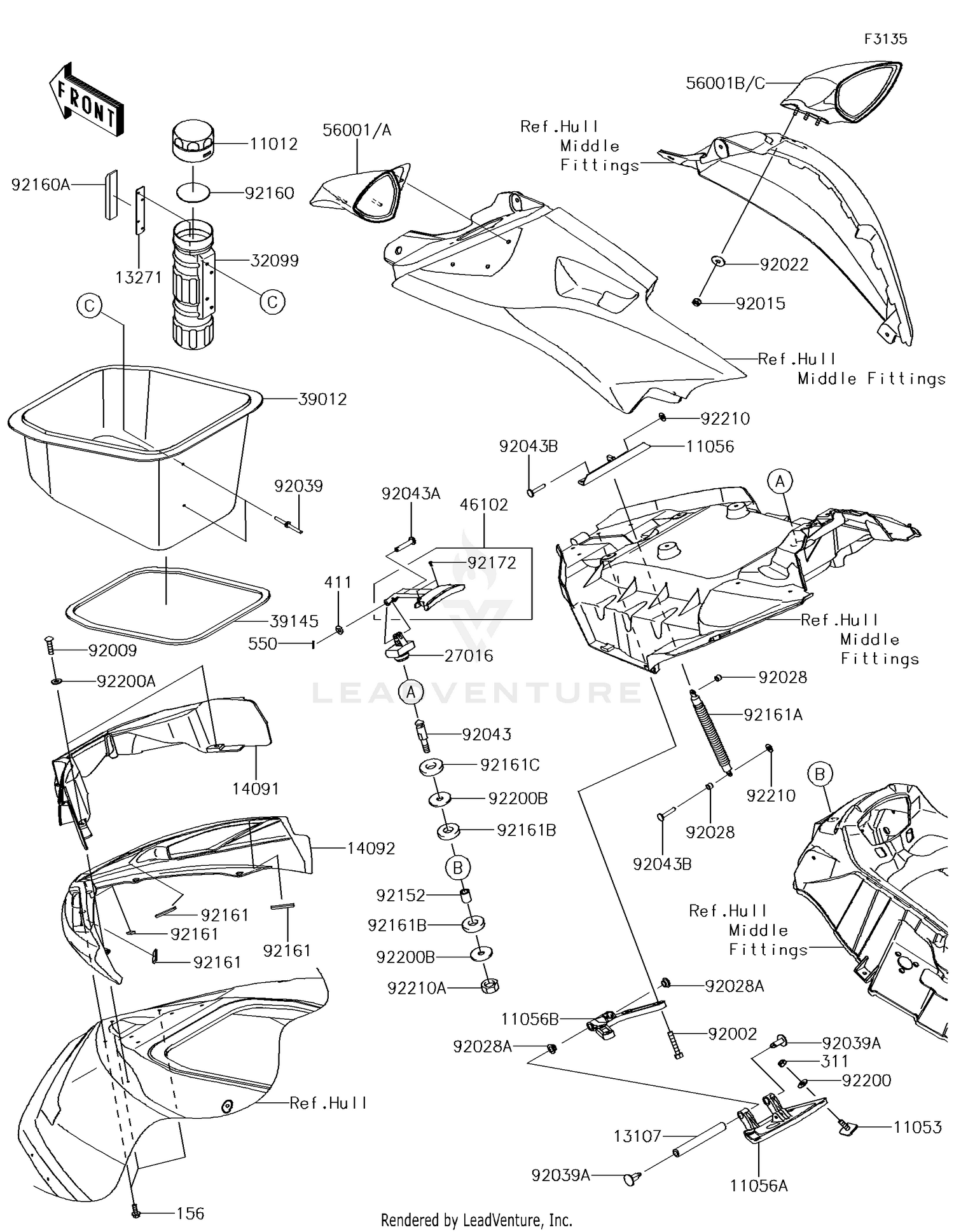 Hull Front Fittings