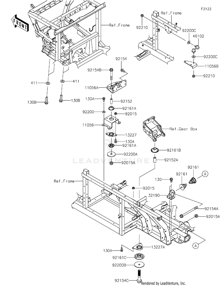 Engine Mount Schematic