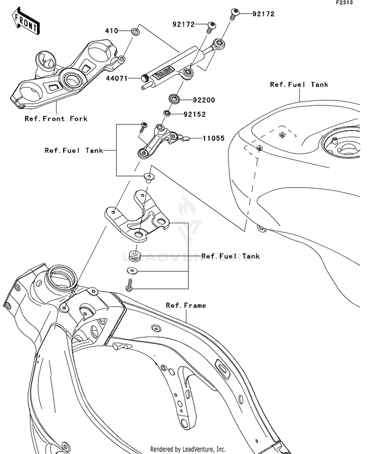 Steering Damper Schematic