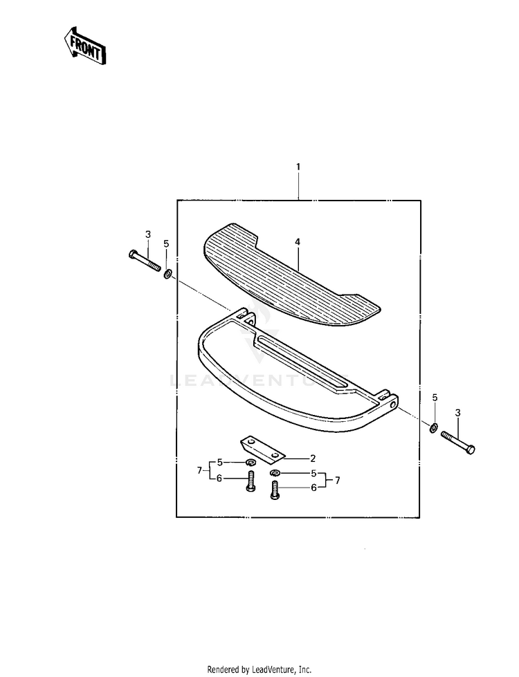 Footrests Schematic