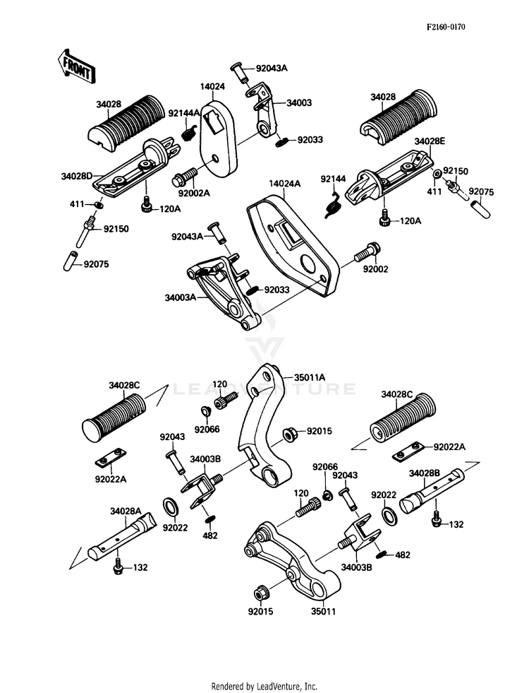 Footrests Schematic
