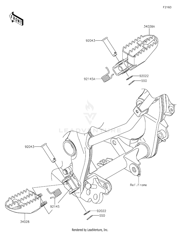 Footrests Schematic