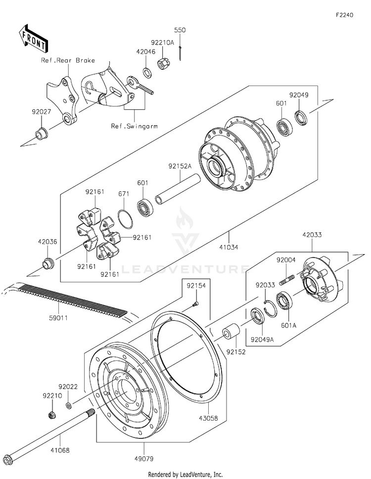 Rear Wheel/Chain Schematic