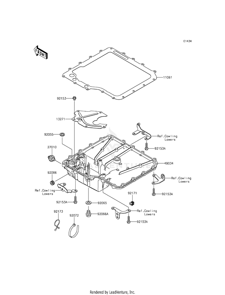 Oil Pan Schematic