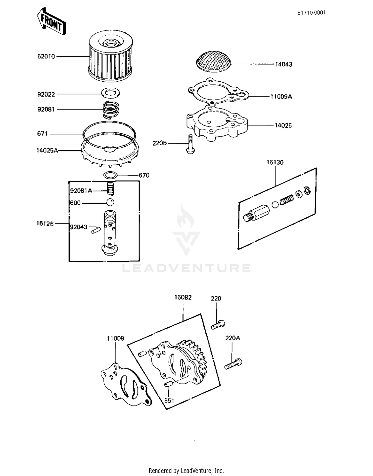 OIL PUMP/OIL FILTER ('81-'83 A2/A3/A4)