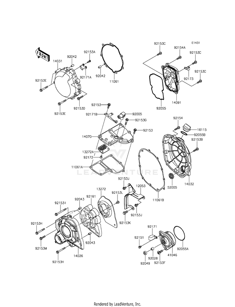 Engine Cover(S) Schematic