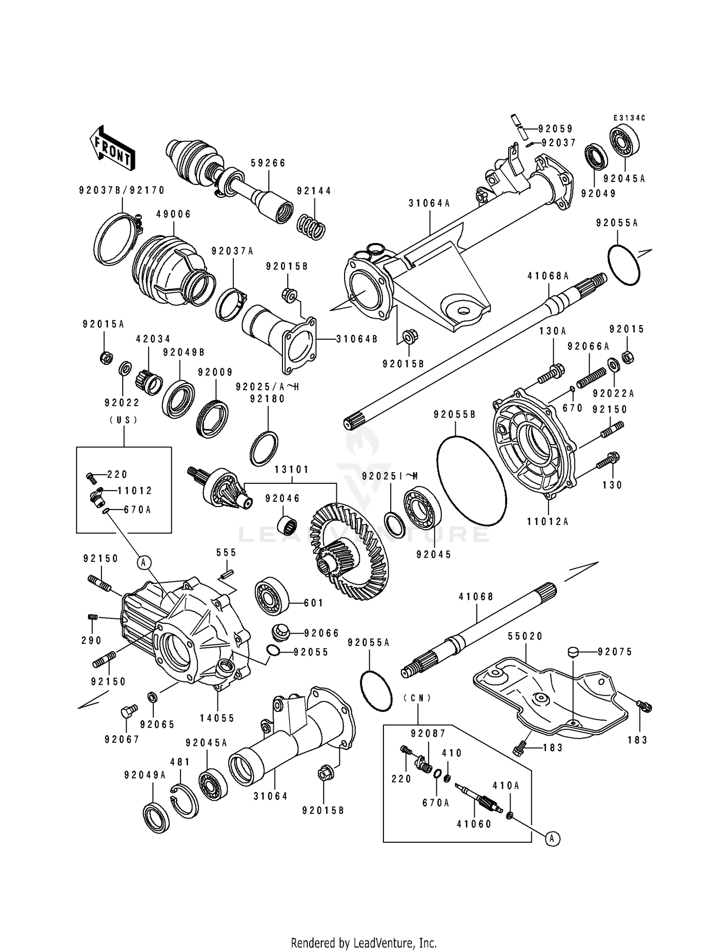 DRIVE SHAFT (REAR)