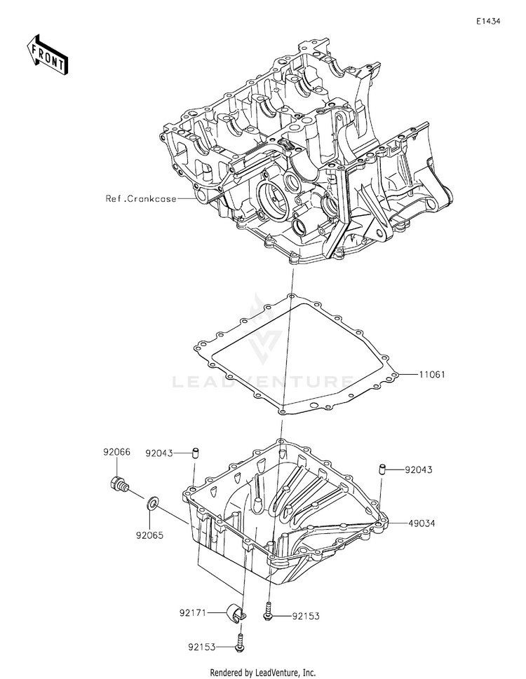 Oil Pan Schematic