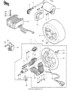 Ignition/generator/regulator Schematic