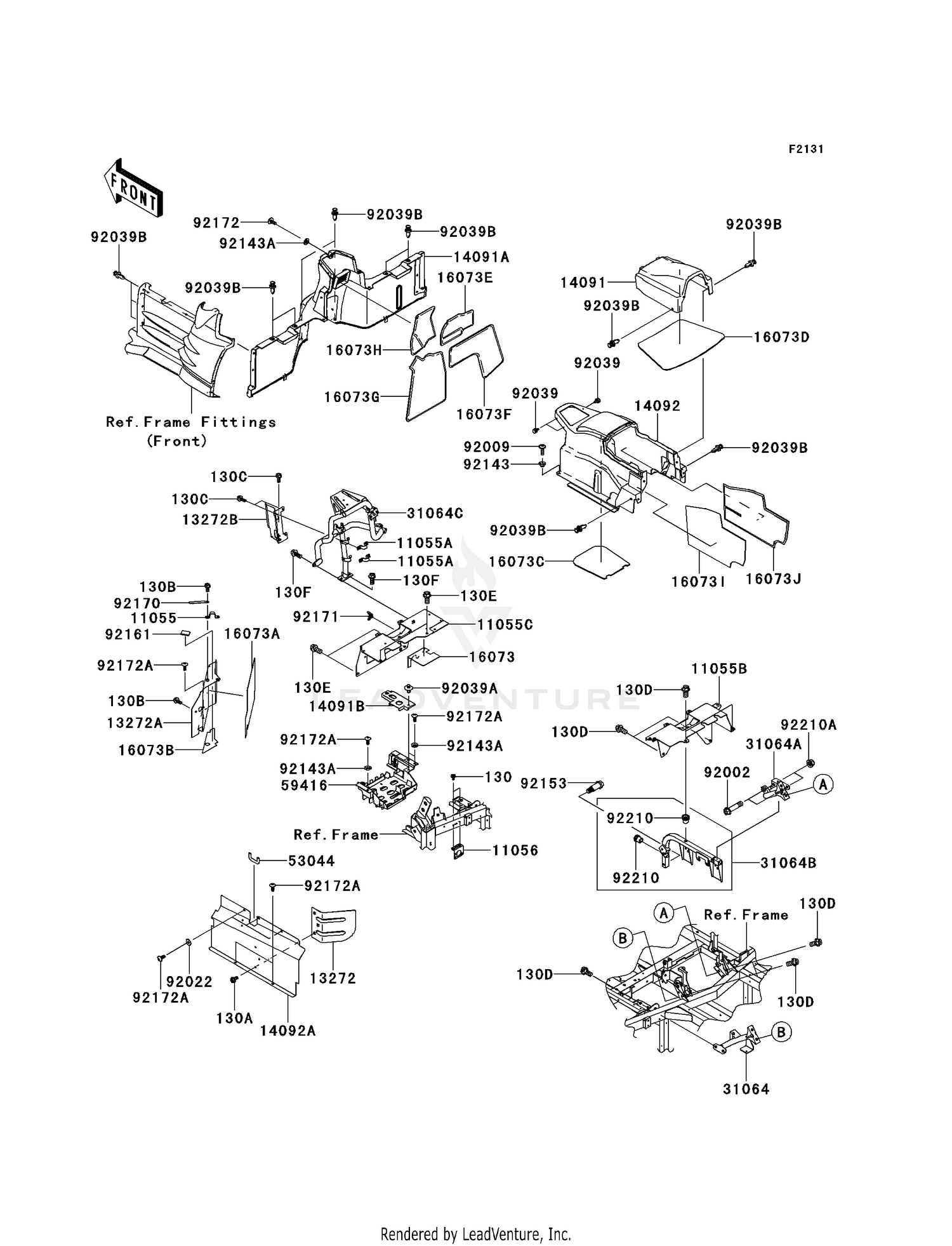 FRAME FITTINGS (REAR)