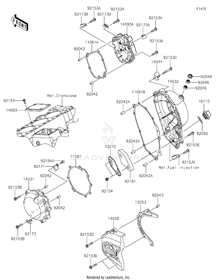 Engine Cover(S) Schematic