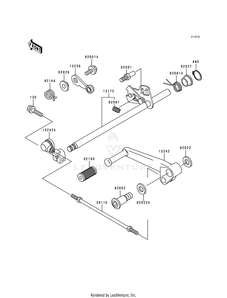 Gear Change Mechanism Schematic