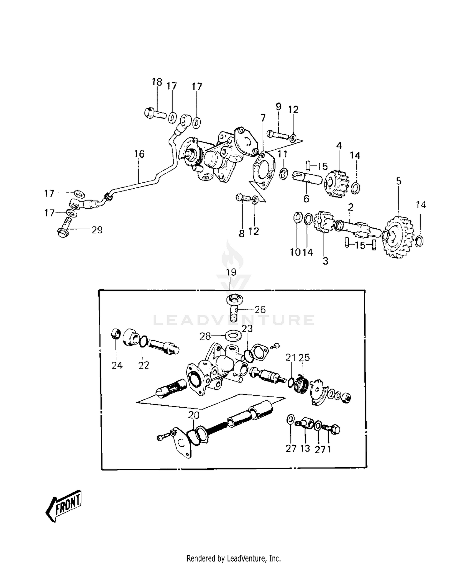 OIL PUMP ('80-'81 A7/A8)