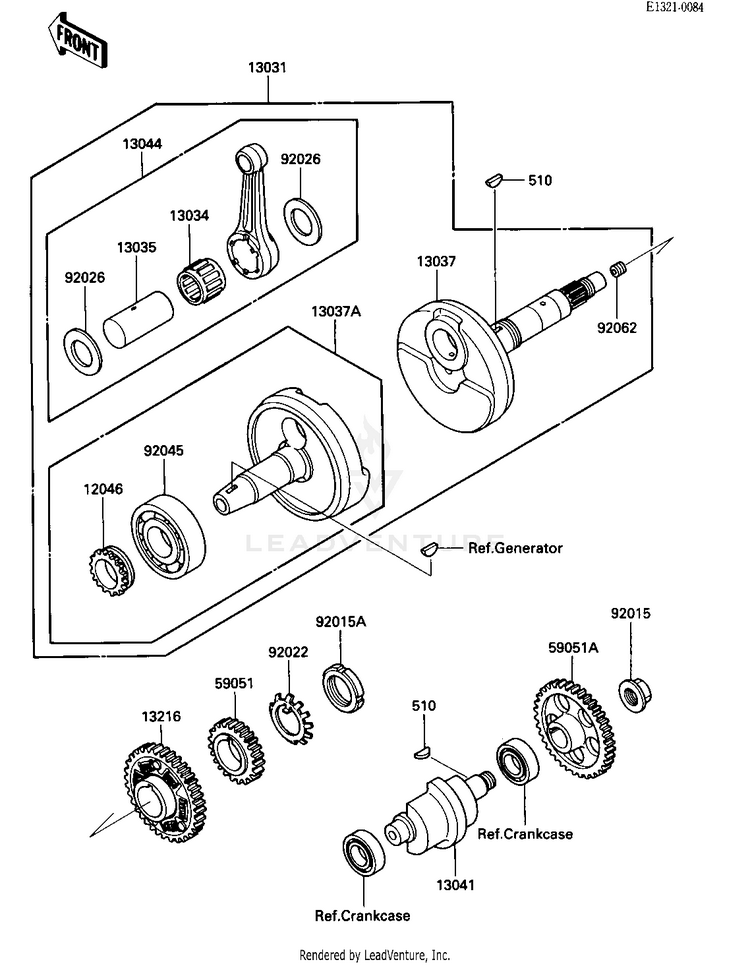Crankshaft/Balancer Schematic