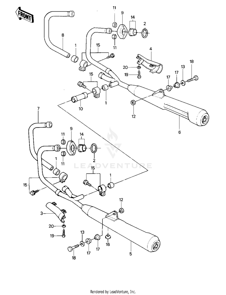 Mufflers Schematic
