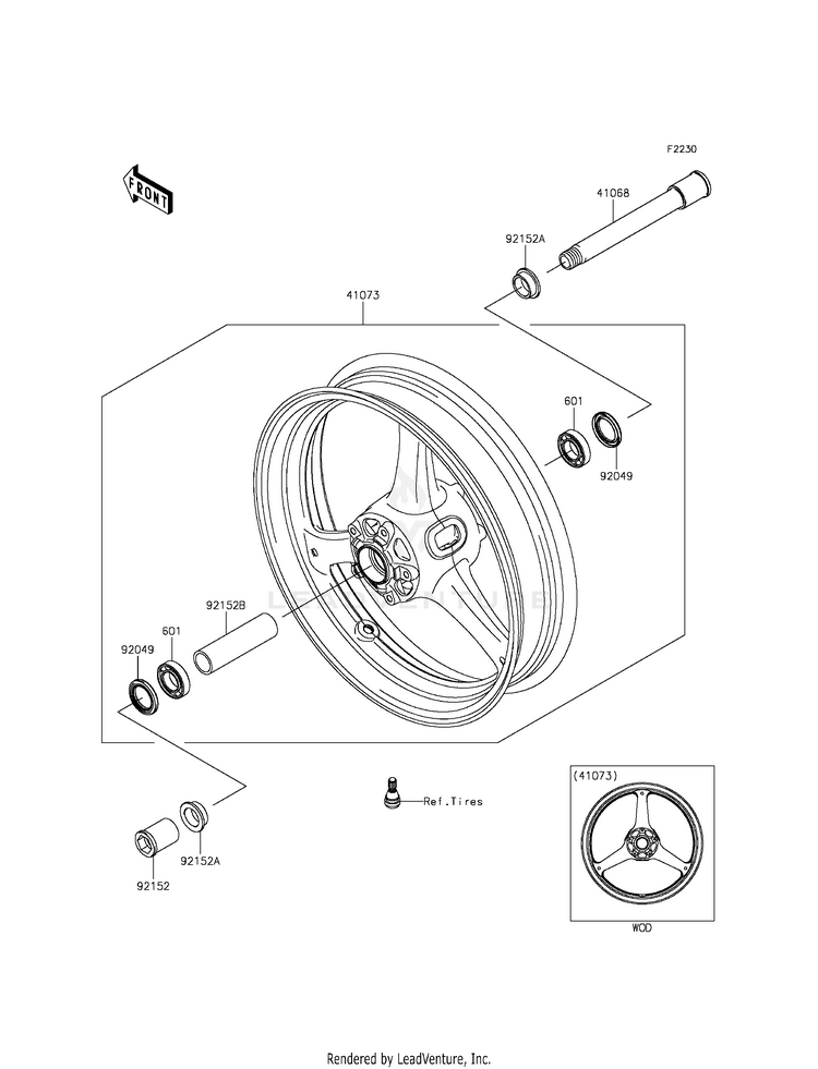 Front Wheel Schematic