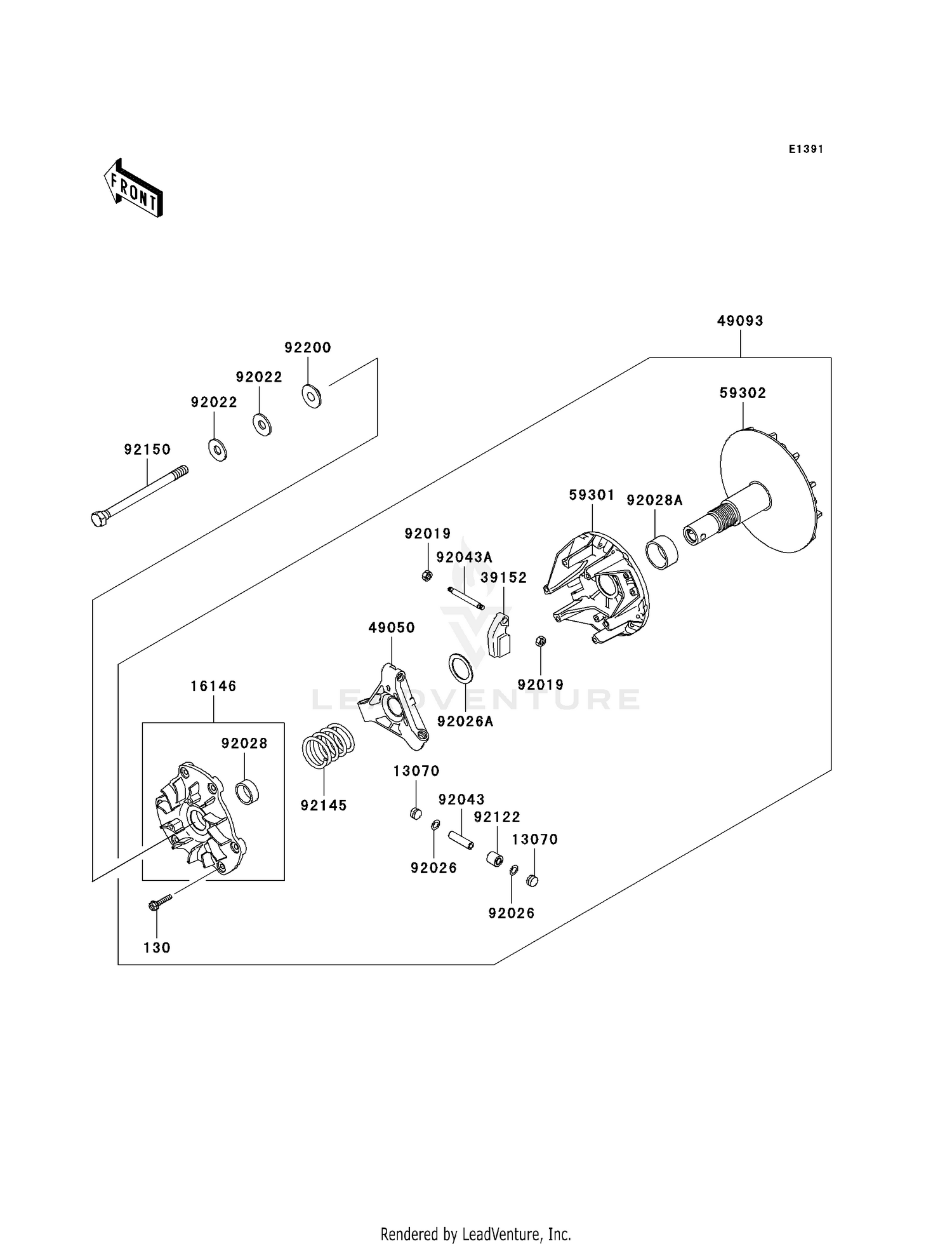 39152-0010 Weight - Ramp