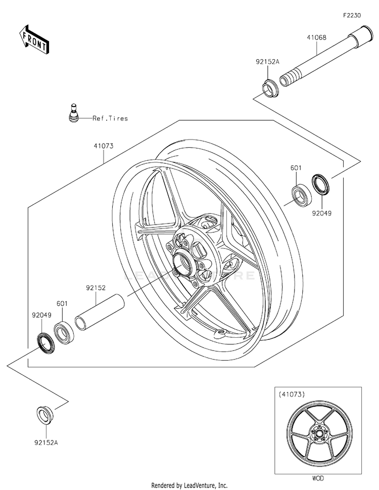 Front Wheel Schematic