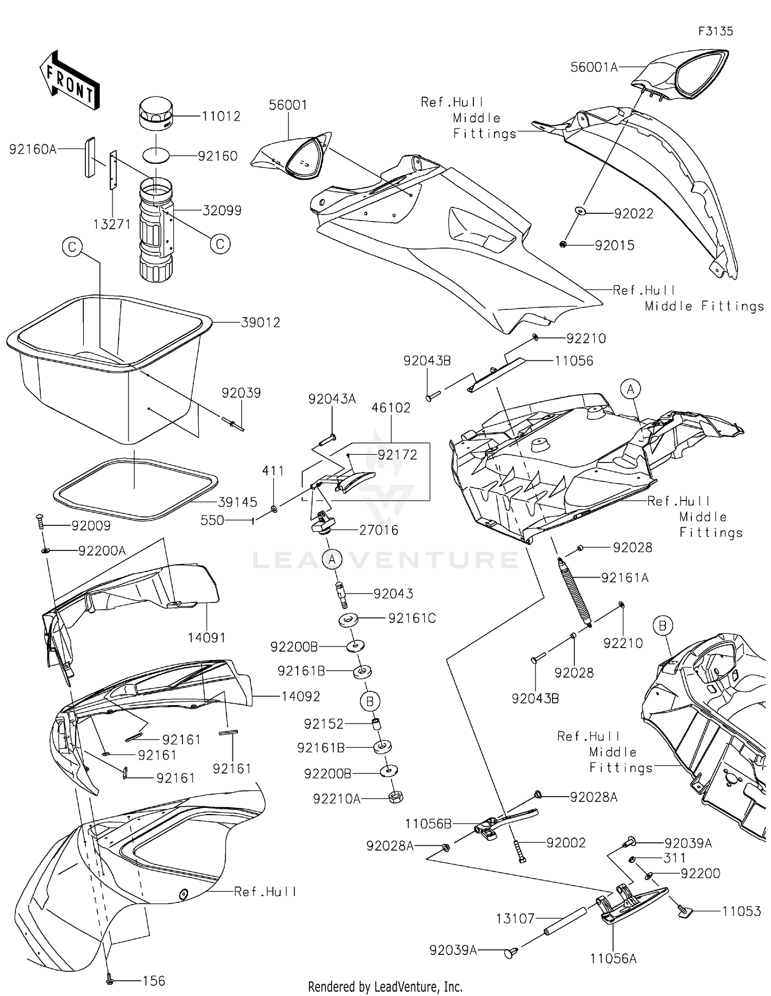 Hull Front Fittings
