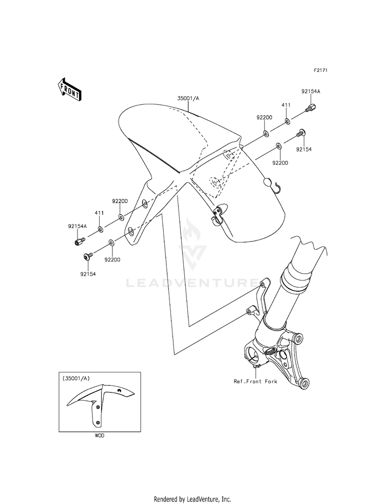Front Fender(S) Schematic