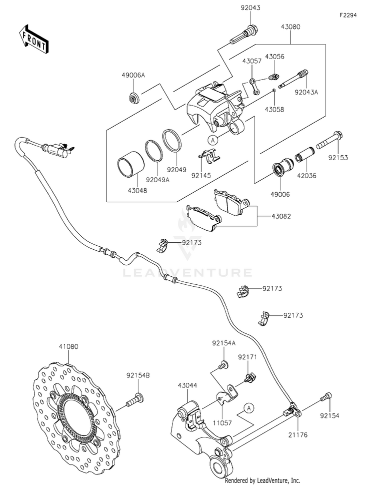 Rear Brake Schematic