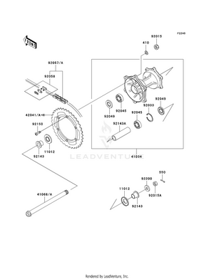 Rear Hub Schematic