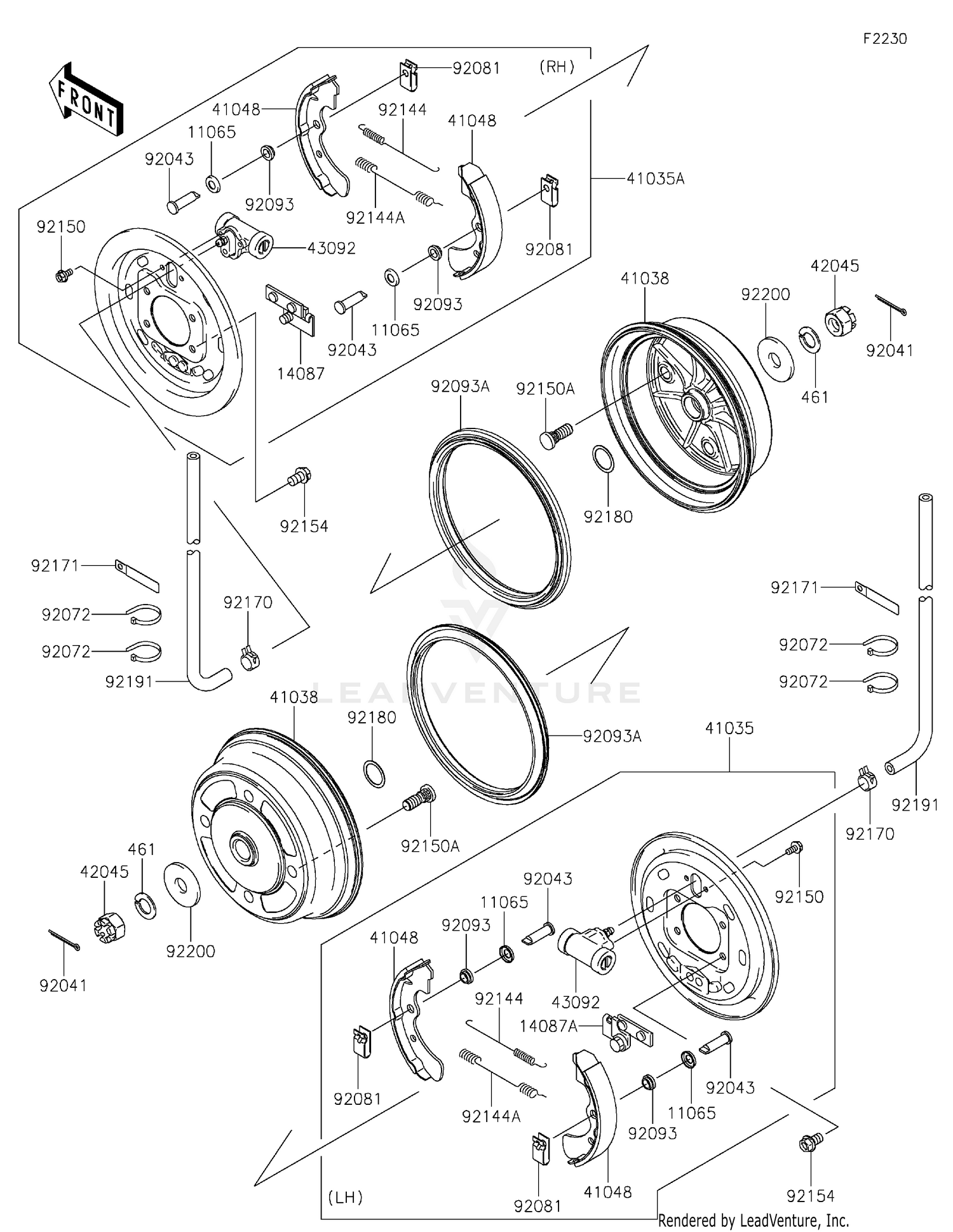 Front Hubs/Brakes